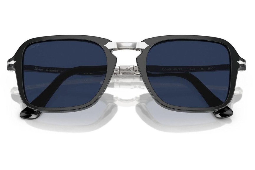 Слънчеви очила Persol PO3330S 95/GG Правоъгълни Черна