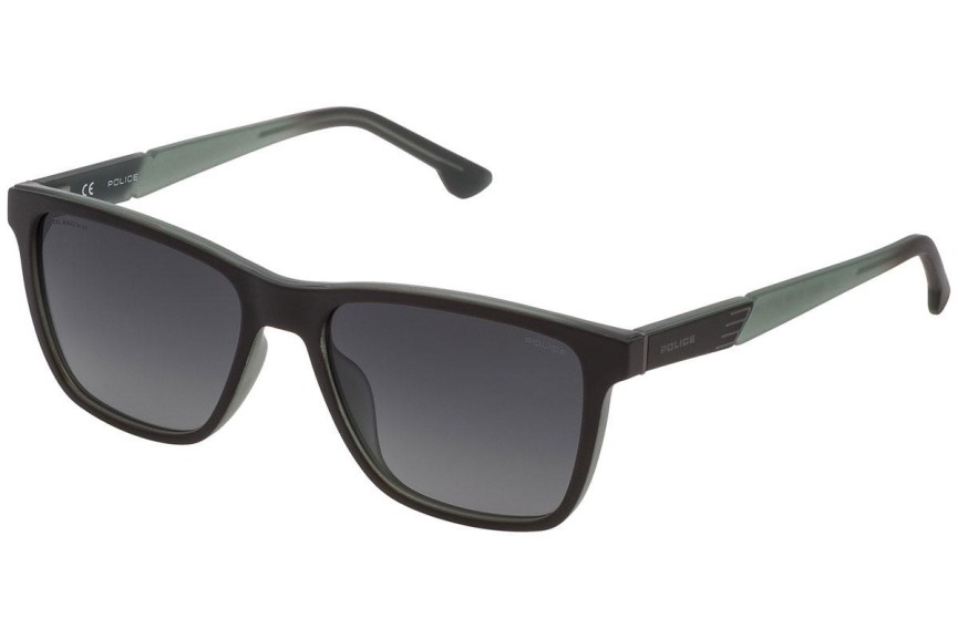 Слънчеви очила Police Waka 1 SPL868 U09P Polarized Квадратни Зелена