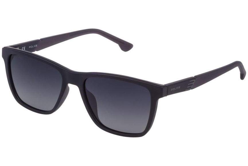 Слънчеви очила Police Waka 1 SPL868 U28P Polarized Квадратни Черна