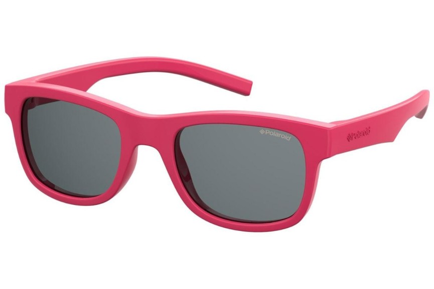 Слънчеви очила Polaroid Junior PLD8020/S/SM 35J/M9 Polarized Квадратни Розова