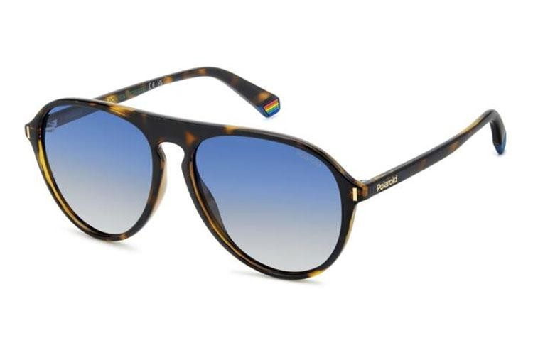 Слънчеви очила Polaroid PLD6225/S 086/Z7 Polarized Пилотни Хавана