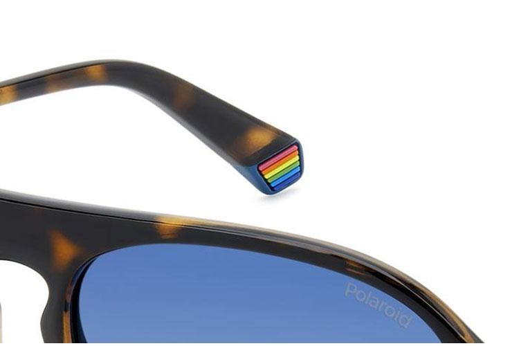 Слънчеви очила Polaroid PLD6225/S 086/Z7 Polarized Пилотни Хавана