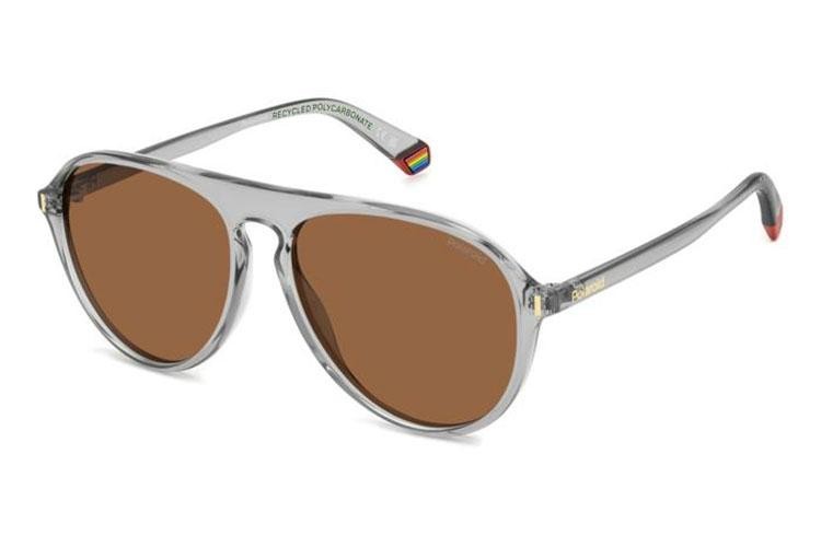 Слънчеви очила Polaroid PLD6225/S KB7/HE Polarized Пилотни Сива