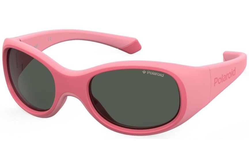 Слънчеви очила Polaroid Junior PLD8038/S 35J/M9 Polarized Овални Розова