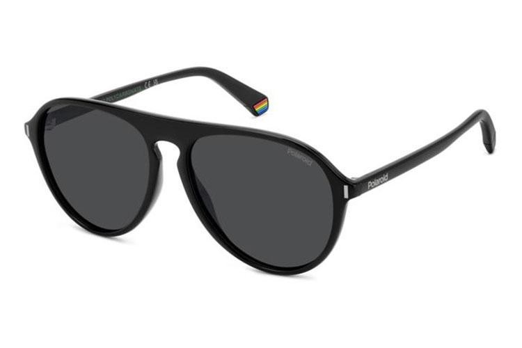 Слънчеви очила Polaroid PLD6225/S 807/M9 Polarized Пилотни Черна