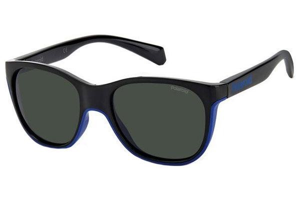 Слънчеви очила Polaroid Junior PLD8043/S OY4/M9 Polarized Заоблени Черна