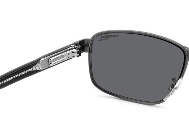 Слънчеви очила Carrera CFLEX09/G/S R80/M9 Polarized Правоъгълни Сива