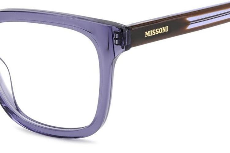 Очила Missoni MIS0209 B3V Правоъгълни Виолетова