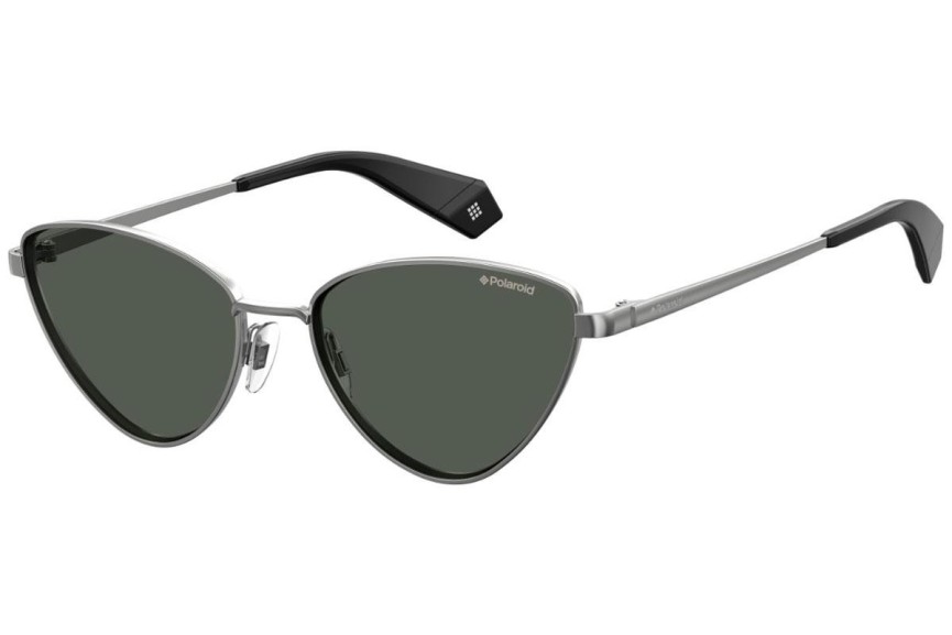 Слънчеви очила Polaroid PLD6071/S/X 6LB/M9 Polarized Око на котка Сребърна