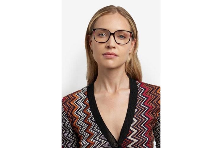 Очила Missoni MIS0202 086 Правоъгълни Хавана