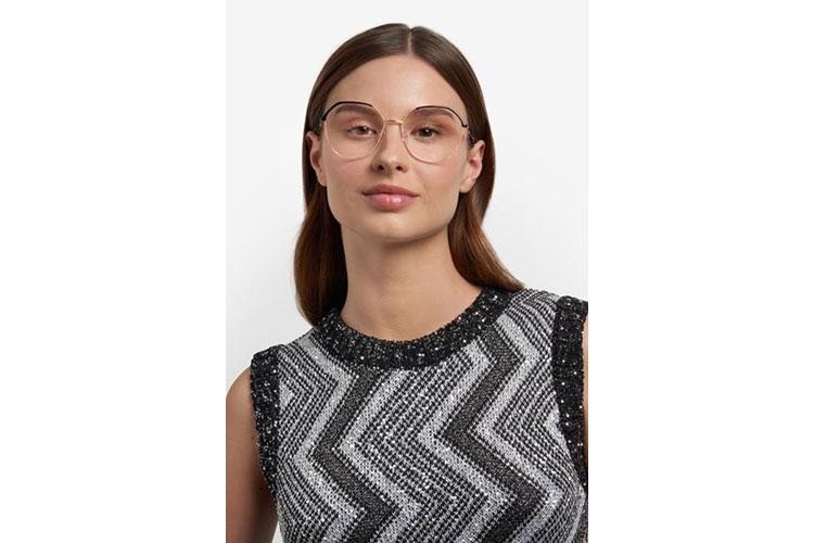 Очила Missoni MIS0204 RHL Заоблени Златна