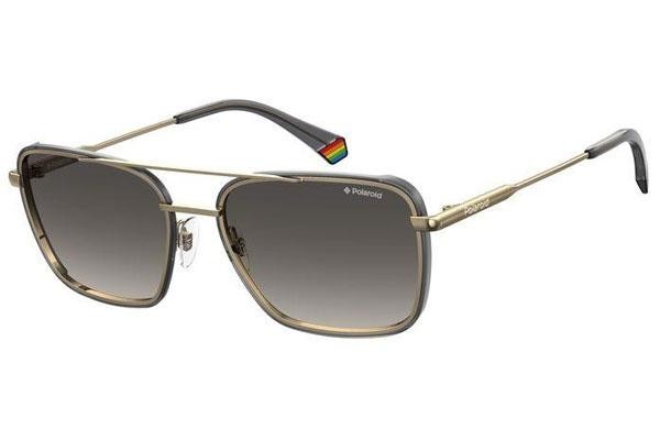 Слънчеви очила Polaroid PLD6115/S RHL/LB Polarized Пилотни Златна