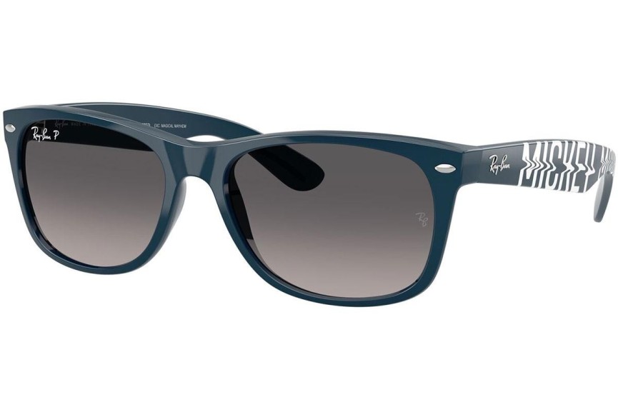 Слънчеви очила Ray-Ban New Wayfarer RB2132 6796M3 Polarized Квадратни Синя