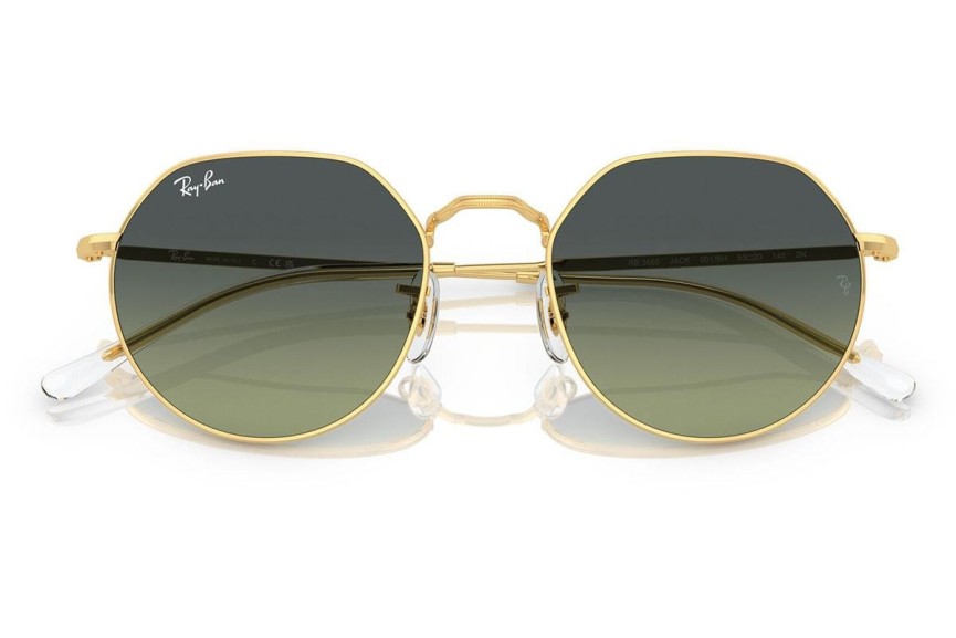 Слънчеви очила Ray-Ban Jack RB3565 001/BH Заоблени Златна