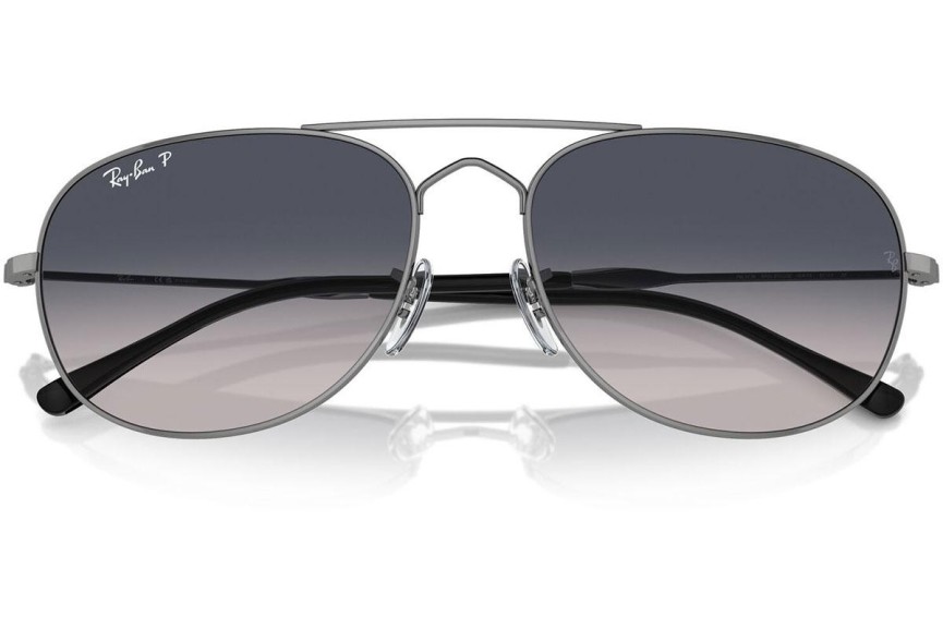 Слънчеви очила Ray-Ban RB3735 004/78 Polarized Пилотни Сива