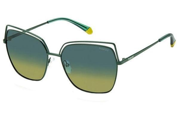 Слънчеви очила Polaroid PLD4093/S 1ED/Z7 Polarized Квадратни Зелена