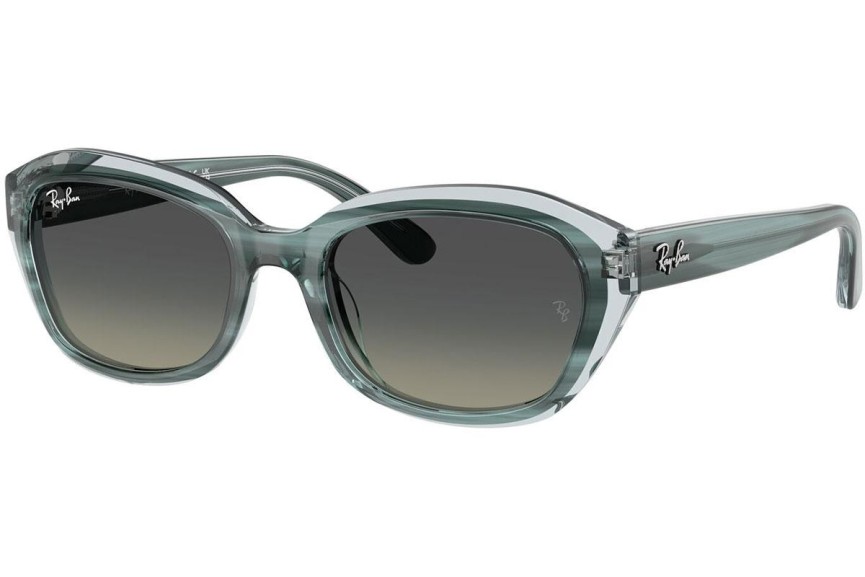 Слънчеви очила Ray-Ban Junior RJ9081S 717511 Правоъгълни Зелена