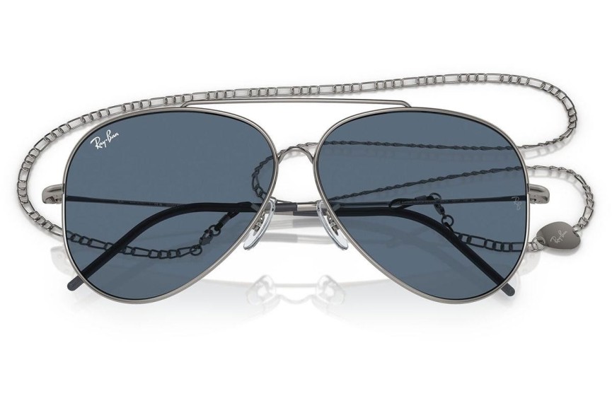 Слънчеви очила Ray-Ban Aviator Reverse RBR0101S 004/3A Пилотни Сребърна