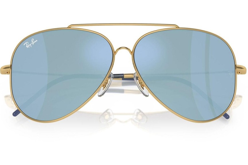 Слънчеви очила Ray-Ban Aviator Reverse RBR0101S 001/GA Пилотни Златна