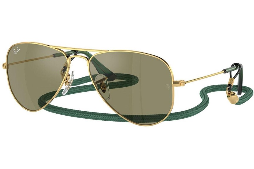 Слънчеви очила Ray-Ban Junior Aviator Junior RJ9506S 223/6R Пилотни Златна