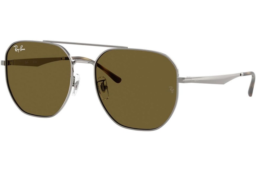 Слънчеви очила Ray-Ban RB3724D 004/73 Правоъгълни Сива