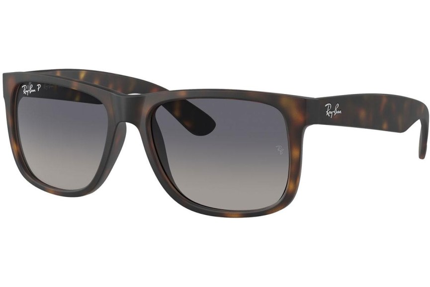 Слънчеви очила Ray-Ban Justin RB4165 865/8S Polarized Квадратни Хавана