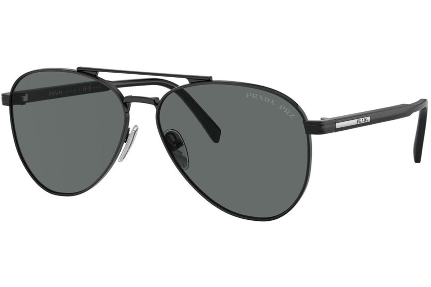 Слънчеви очила Prada PRA58S 1AB5Z1 Polarized Пилотни Черна