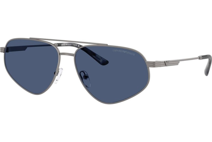 Слънчеви очила Emporio Armani EA2156 300380 Пилотни Сива