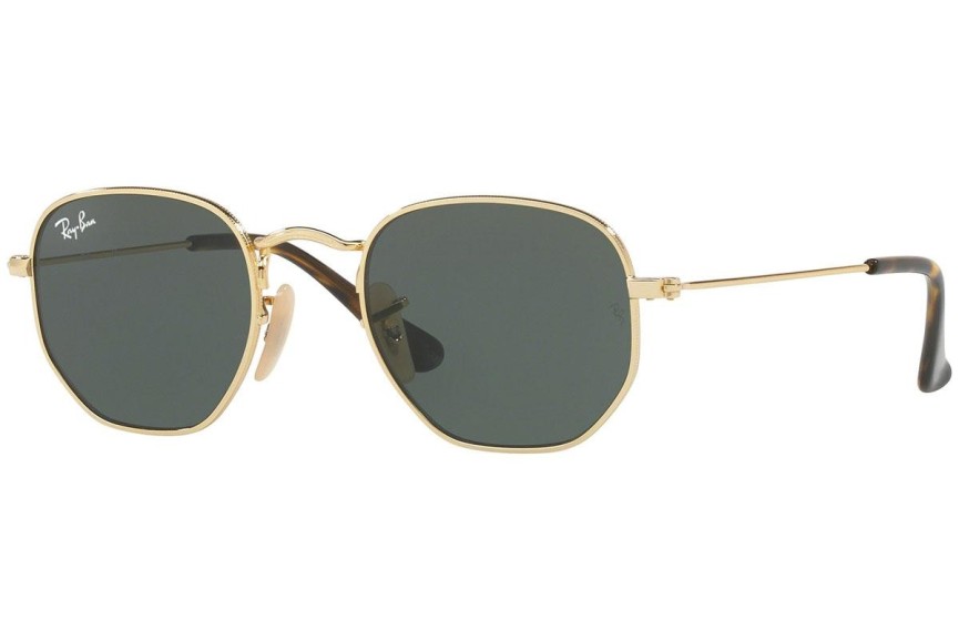 Слънчеви очила Ray-Ban Junior Hexagonal Junior RJ9541SN 223/71 Квадратни Златна