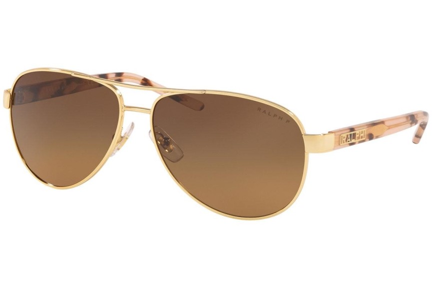 Слънчеви очила Ralph by Ralph Lauren RA4004 9411T5 Polarized Пилотни Златна