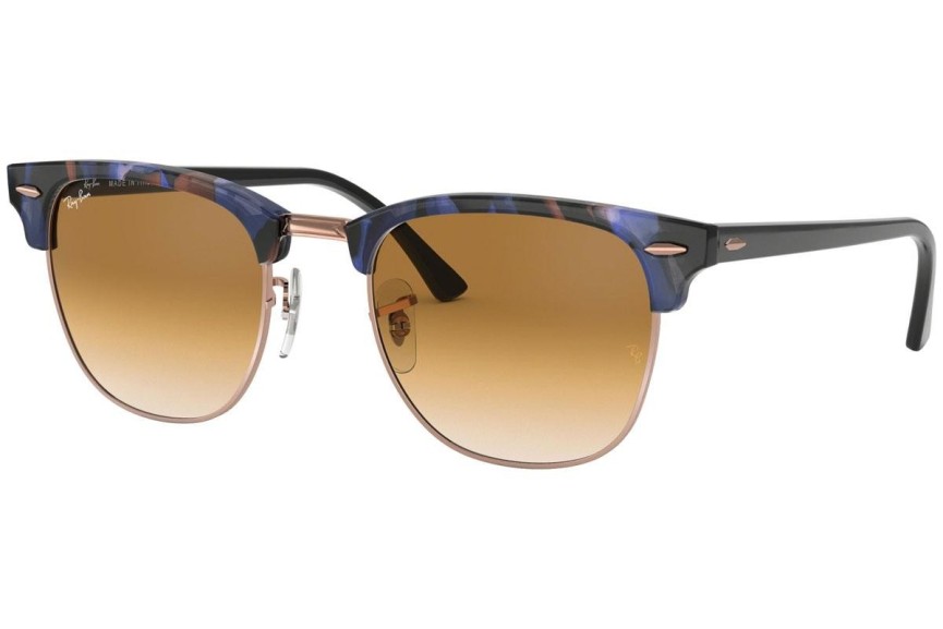 Слънчеви очила Ray-Ban Clubmaster Fleck RB3016 125651 По веждите Синя