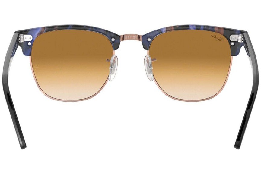 Слънчеви очила Ray-Ban Clubmaster Fleck RB3016 125651 По веждите Синя