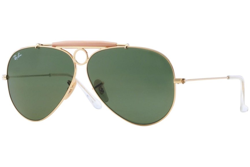 Слънчеви очила Ray-Ban Shooter Havana Collection RB3138 001 Пилотни Златна