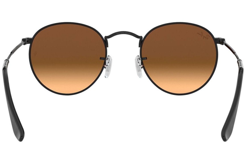 Слънчеви очила Ray-Ban Round Metal Flash Lenses Gradient RB3447 002/4O Заоблени Черна