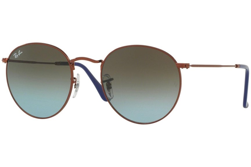 Слънчеви очила Ray-Ban Round Metal Metal RB3447 900396 Заоблени Кафява