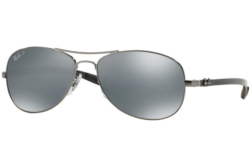 Слънчеви очила Ray-Ban RB8301 004/K6 Polarized Пилотни Сива