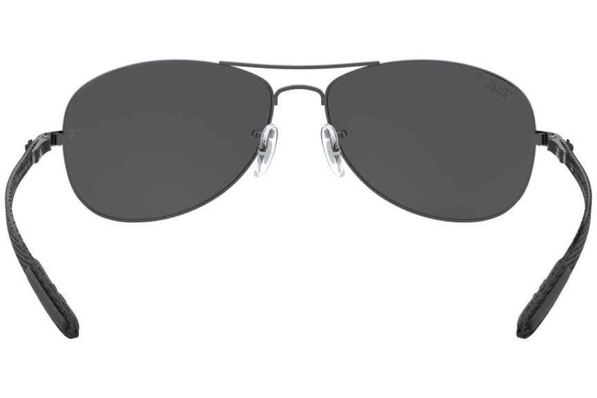 Слънчеви очила Ray-Ban RB8301 004/K6 Polarized Пилотни Сива