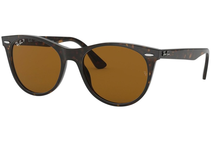 Слънчеви очила Ray-Ban Wayfarer II Classic RB2185 902/57 Polarized Квадратни Хавана