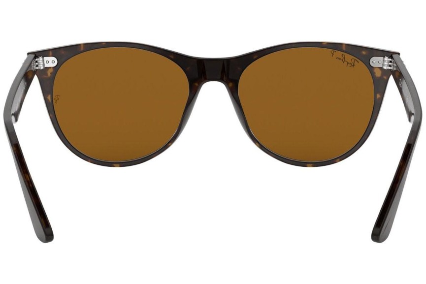 Слънчеви очила Ray-Ban Wayfarer II Classic RB2185 902/57 Polarized Квадратни Хавана