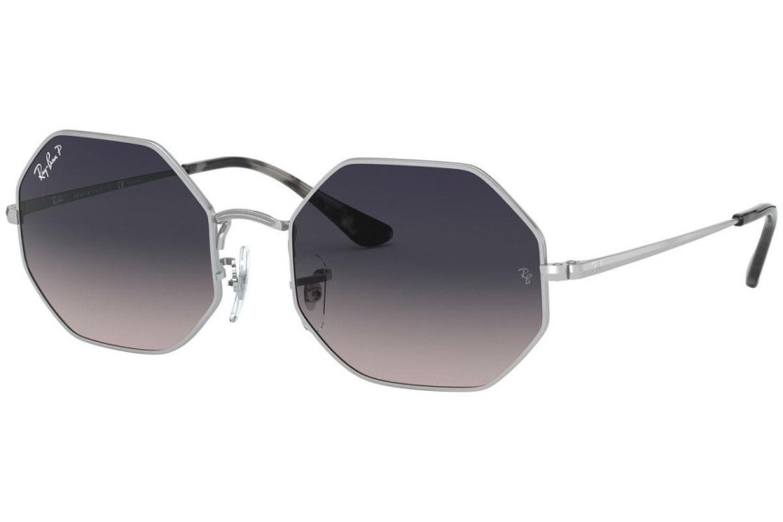 Слънчеви очила Ray-Ban Octagon RB1972 914978 Polarized Special Сребърна