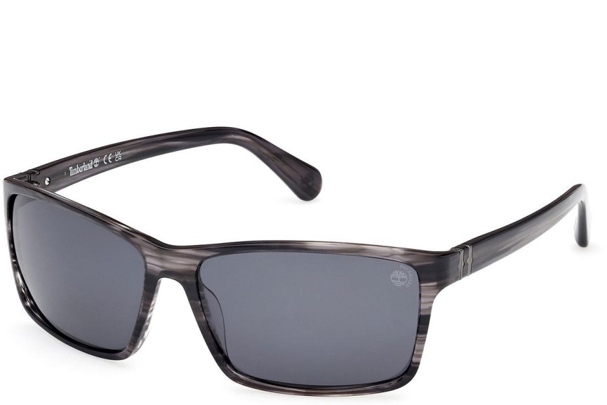 Слънчеви очила Timberland TB00032 01R Polarized Квадратни Сива