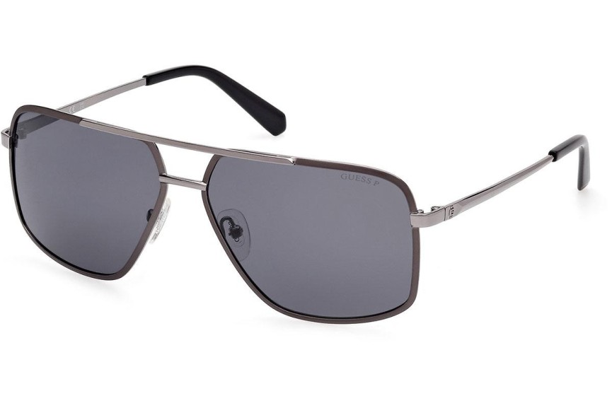 Слънчеви очила Guess GU00167 09D Polarized Пилотни Сребърна