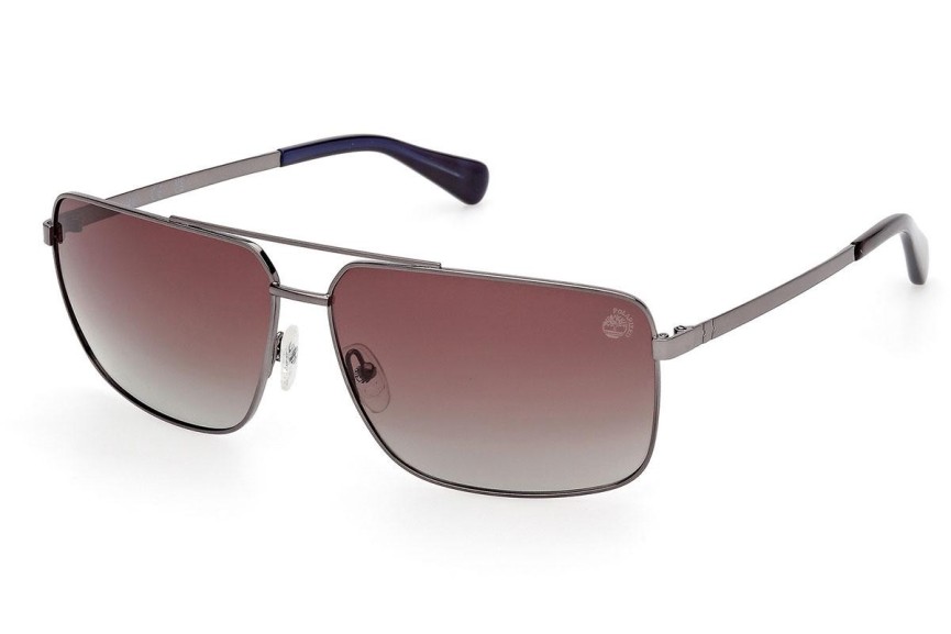 Слънчеви очила Timberland TB00030 06H Polarized Пилотни Сребърна