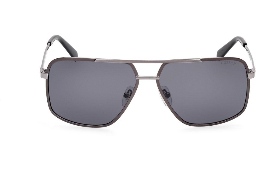 Слънчеви очила Guess GU00167 09D Polarized Пилотни Сребърна