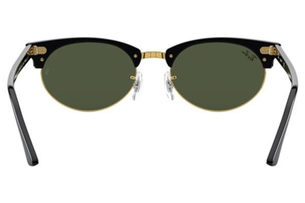 Слънчеви очила Ray-Ban Clubmaster Oval RB3946 130331 По веждите Черна