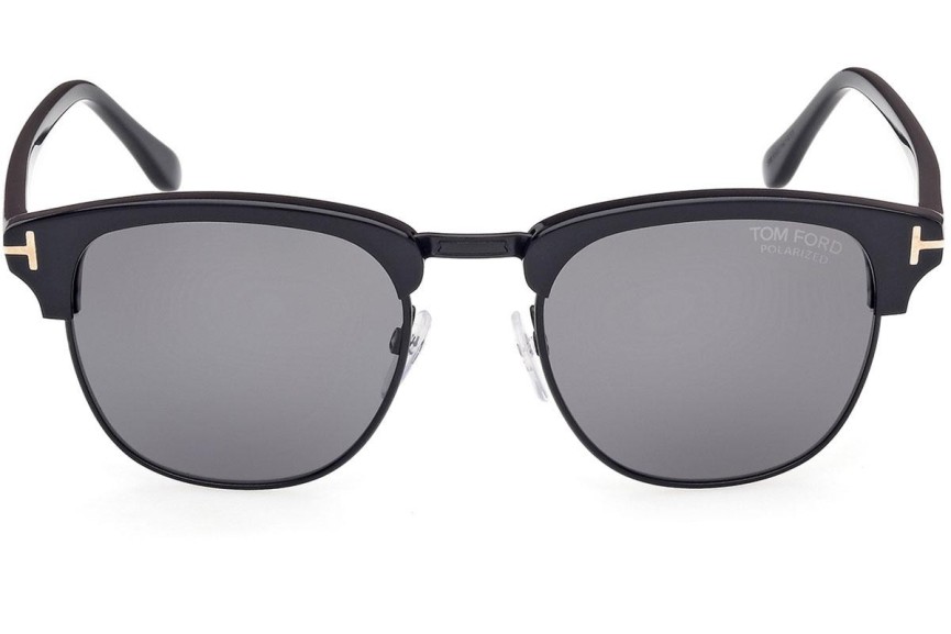 Слънчеви очила Tom Ford Henry FT0248 01D Polarized По веждите Черна