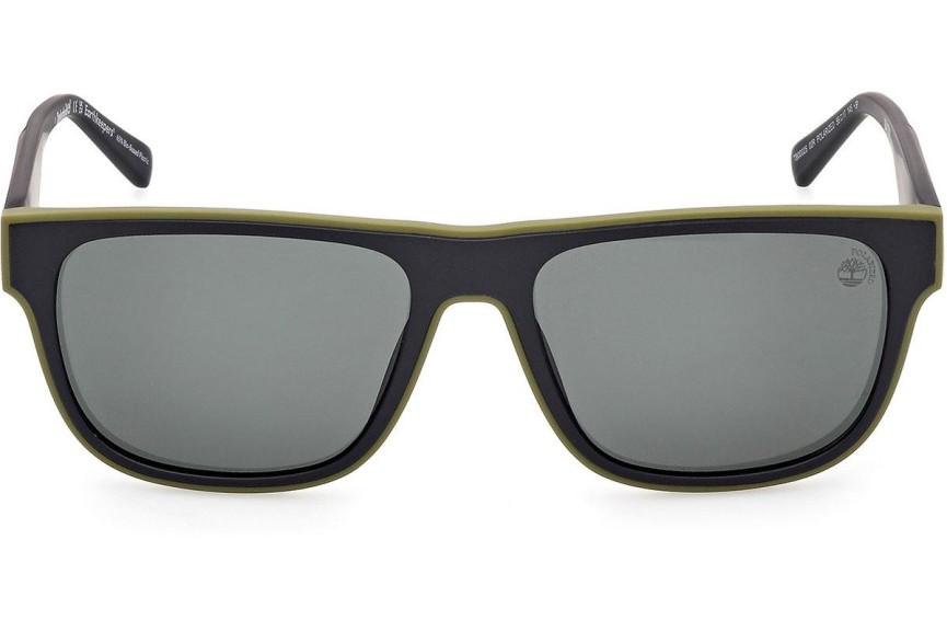 Слънчеви очила Timberland TB00025 02R Polarized Квадратни Черна