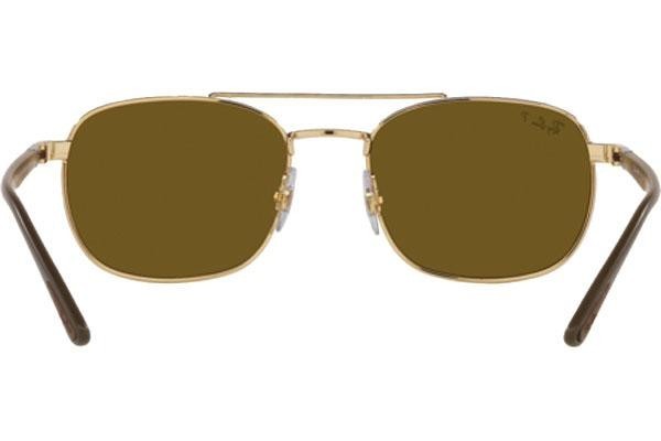 Слънчеви очила Ray-Ban Chromance Collection RB3670CH 001/AN Polarized Квадратни Златна