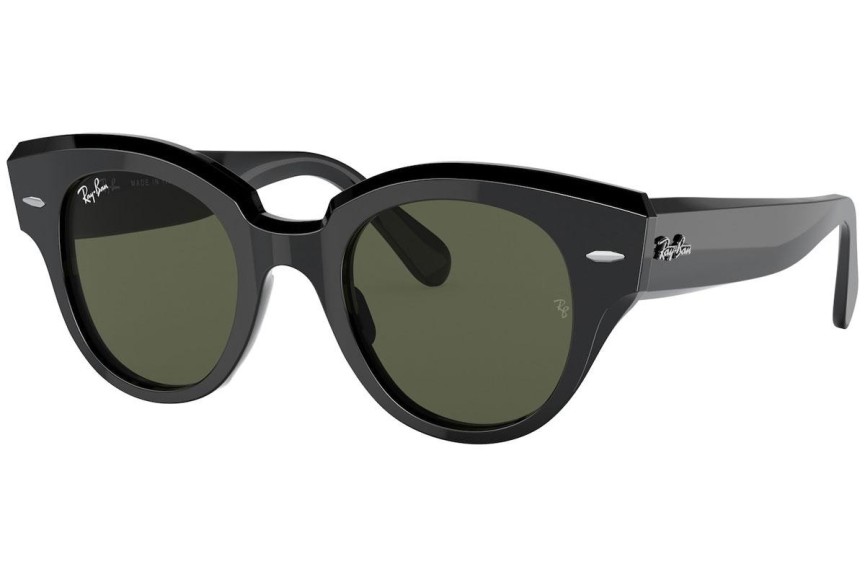 Слънчеви очила Ray-Ban Roundabout RB2192 901/31 Заоблени Черна