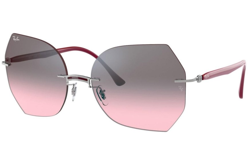 Слънчеви очила Ray-Ban Titanium Collection RB8065 003/H9 Око на котка Сребърна